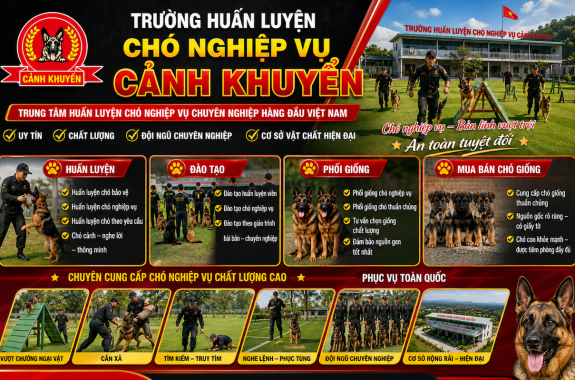 Huấn luyện chó nghiệp vụ Cảnh Khuyển